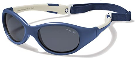 Mausito Lunettes de soleil enfant 5-8 ans garçon monture flexible & bandeau ajustable et amovible | Lunettes de soleil enfant protection 100% UV & sans BPA | Design européen, maintien parfait