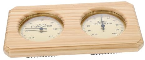 SEWOART Thermomètre Hygromètre Sauna Mural Jauge Températures Humidité Moniteur Intérieur Sauna