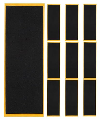 VICASKY Non-Slip Foam Grip Tape for Fingerboards - 10 Pack Anti-Skid Finger Skateboard Accessories Versatile and Durable Grip Tapes for Tricks and Control