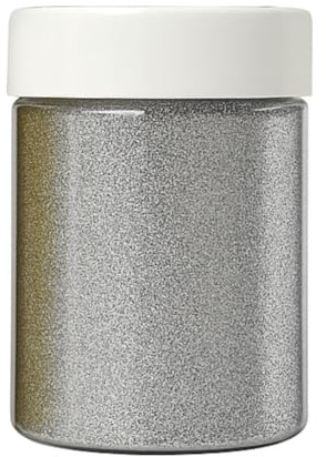 Springboard 100g Silver Craft Glitter Shaker Pot, Bright Metallic Decorative Glitter for Kids Slime, Resin & EYFS