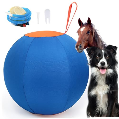 Vistnale Balle de Berger pour Chiens, Balle de Berger pour Chiens, Gonflable 21, 65 Pouces Taille pour Les Races Moyennes et Grandes, Compatible avec Les bergers, Les Bouviers, Les Jeux équestres