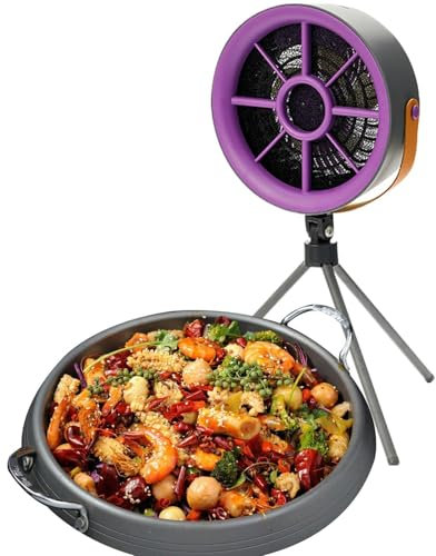 Cappa aspirante portatile per cucinare, estrattore d'aria portatile | Estrattore da tavolo per cappa aspirante staccabile,Pulitore d'aria USB con forniture da cucina a basso rumore a 3 velo