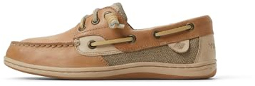 Sperry Women's Songfish 3-Eye Boat Shoe, Linen Multi, 6