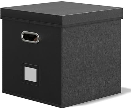 Caja De Almacenamiento De Grabación - Caja De Grabación De Vinilo | Caja De Soporte De Grabación, Soporte De Discos Apilables Con Tapa, Contenedores De Cestas De Hogar Para Fotógrafo