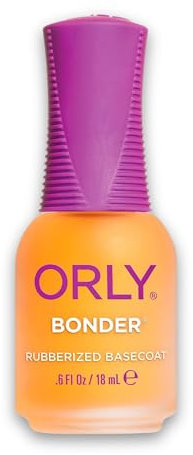 ORLY Bonder Rubberized Basecoat for Long-Lasting Manicures & Pedicures | Prevents Chipping & Peeling | Extends Nail Colour Wear Even After Frequent Hand-Washing | Easy to Apply (18ml)