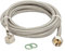 Waschmaschinenschlauch DN8 Edelstahl Spülmaschinenschlauch 3/4'ÜM x 3/4'ÜM Aquastop Panzerschlauch 1,5m - 5m Trinkwasser deutscher Qualitätsschlauch, Schlauchlänge:150cm