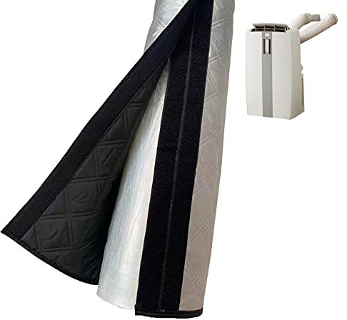 Housse de protection pour tuyau de climatisation, isolation, housse de protection contre la poussière, portable, convient pour tuyaux d'échappement d'un diamètre de 5 à 6 pouces