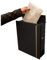 iLoveParcels Waterproof Lockable Letterbox with Newspaper Holder – Wall-Mountable Outdoor Mail & Letter Box in Black, Galvanised Steel for Wall, Door, or Fence Storage (37x13x43.5cm)