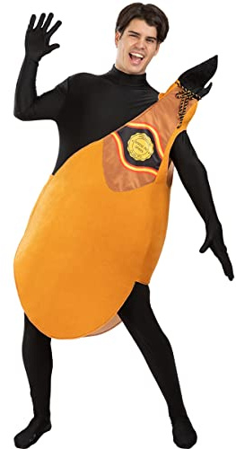 Funidelia | Disfraz de Pata de Jamón para hombre y mujer Comida, Bebida, disfraz de despedida de soltero - Disfraz para adultos para Fiestas, Despedida de Soltero, Carnaval y Halloween - Talla única