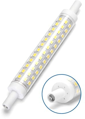 VoltShine Bombilla LED R7S 9W, alta eficiencia energética, luz cálida, larga durabilidad, ideal para iluminación interior y exterior.
