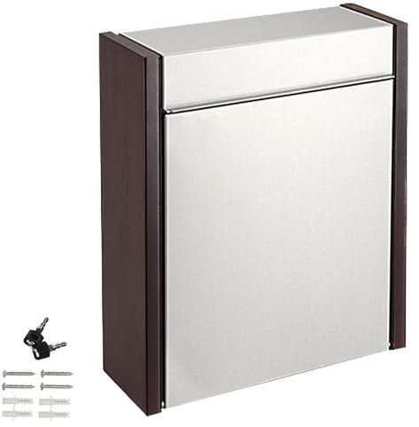 LYUCAYHQ Boite aux Lettres sur Pied pour L'extérieur de La Maison, Boîtes aux Lettres pour L'extérieur, Idéales pour Les Petits Colis et Enveloppes, pour l'argent, Les Colis