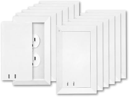 Socket Shield Child-Resistant Outlet Cover (2-Pack, White) | Duplex Standard Wall Plate | Sliding Locking Door | Quick & Easy Install | Patented | Made in USA (12)