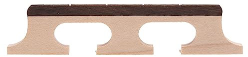 Banjo-Steg, 4 Saiten, Ahorn- und Ebenholzbrücke, einfach zu bedienen, 3-Fuß-Banjo-Brücke, Musikinstrument-Zubehör