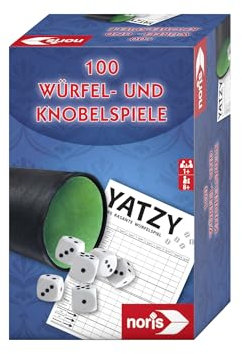 Noris Classic 100 tärningar och kastspel (flerfärgad)