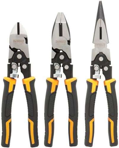 DEWALT Pliers Set, Compound Action, 3-Pack (DWHT70485)