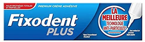 Fixodent Plus - Pasta Adesiva, Residuo Anti-Cibo - 40 ml