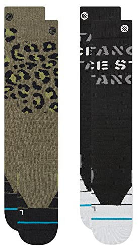 Stance Barracks 2 Pack Socks Black Medium