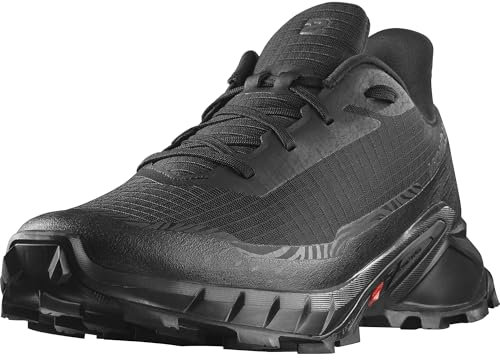 Salomon ALPHACROSS 5 Men's Hiking Shoes Black Black Ebony
