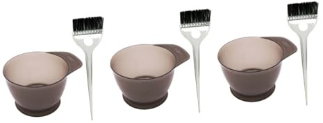 Healeved 6stücke Teiliges Haarfärbeset Mit Schüssel Und Pinsel Professionelles Farbkit Für -haarfärbung Aus Robustem Wiederverwendbarem Für Salon Und Zuhause