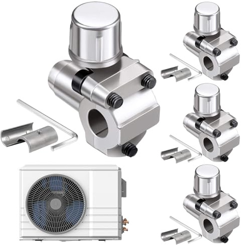 Nudorpn Valvola a sfera per frigorifero | Bullet rubinetto valvola di ricambio per rubinetto,Set di per installazione sanitaria HVAC frigorifero domestico