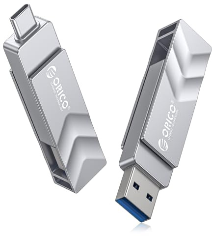 ORICO Dual Drive USB-C & A Stick 512GB, 400 MB/s Lesen,USB Speicherstick