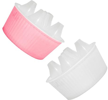 Uonlytech Vasi Idroponici 2 Mini Vasi per Narcisi e Tulipani 5 Fori Base Stabile Antiscivolo Indicatore Livello Acqua e Scrivania