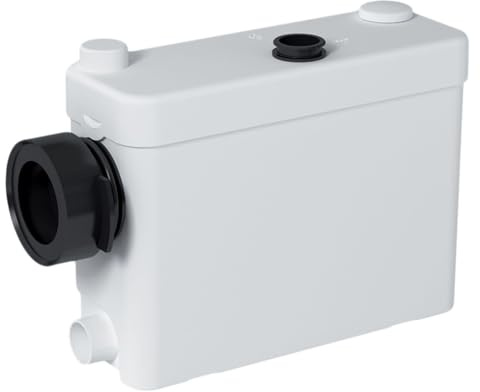 SFA SANIFLO - Sanipack - Macerating Pump - Full-Bathroom Applications - Adaptable To Wall Hung Toilets - Hardened Stainless Steel - Certified CSA (IPC, NSPC), IAPMO (UPC) - Made In France