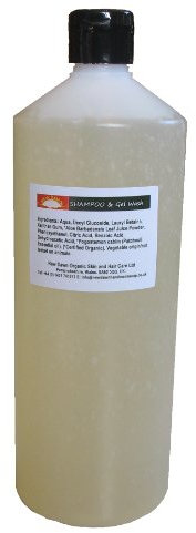 Handmade Natural Baby Lavender Shampoo- Range No.8 - Sensitive Scalp, Rash/Cradle Cap/Newborn Baby Eczema Relief (1 litre)