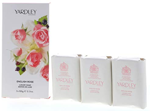 Yardley English Rose Luxury Soap, 100g (Pack of 3)