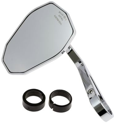 Lenkerendenspiegel Motorrad Spiegel VICTORY Chrom, 1 Zoll 25,4 mm-7/8 Zoll 22 mm. Roller, Quad, Moped