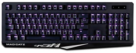 Mad Catz The Authentic S.T.R.I.K.E. 4 Mechanical Gaming Keyboard - Black
