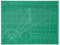 QILZO® Tabla de Corte A2 60x45cm Doble Cara Plancha de Corte 3 capas para Costura y Manualidades Base de Corte para Patchwork Cutting Mat, Base de Corte Grande, Color Verde