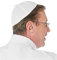 WIDMANN MILANO PARTY FASHION 10670 - Sombrero Pileolus / Gorro de Papa, blanco, sacerdote, obispo, fiesta temática, carnaval