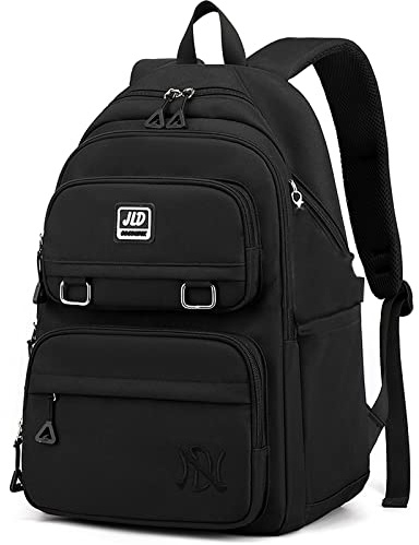 JANSBEN Schulrucksack jungen mädchen teenager schultasche Wasserdicht Rucksack Damen herren schulranzen Laptop tasche backpack Nylon(23L)