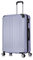 Flexot® Flex-2045 Koffer (16 Farben zur Auswahl) Zwillingsrollen Reisekoffer Trolley Hartschale (XL, Flieder)