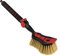 ToM PaR Brosse de Lavage I Brosse à Eau I avec raccord d'eau I Ouverture Rapide du Robinet d'eau | Poils Doux, Fins et délicats I Poignée Confortable I Voiture | Jardin | Longueur: 54 cm I Rouge