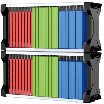 DaMohony Spiele Storage Tower für PS5, Videospiel Storage Tower Game Holder Rack für PS5/PS4/PS3/Xbox Spiele mit 2 Hooks für Headset und Controller