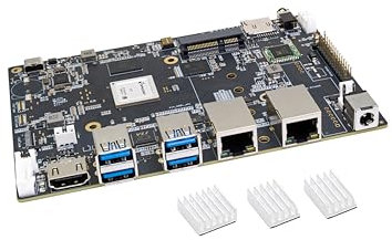 Banana Pi BPI-F3 8-Core RISC-V K1 Chip SBC, 2.0TOPS AI Performance CPU Single Board Computer, with 2X GbE Ethernet for AI Edge Computing, NAS Network Storage and Laptop Alternatives (4+16GB Bundle1)