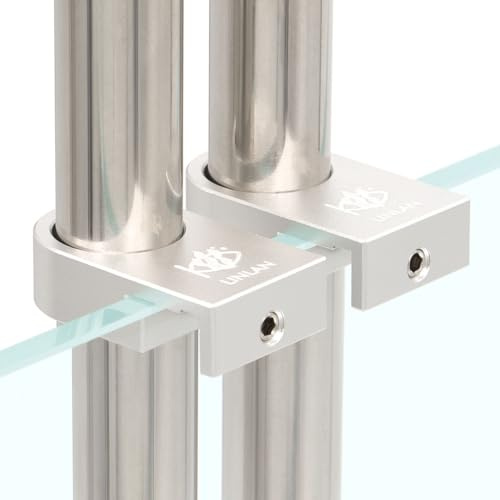 LINLAN Fixation de Tuyau d'Aquarium en Alliage d'Aluminium avec Rainure Anti-Débordement pour Tuyaux d'Entrée et de Sortie du Filtre dans Les Aquariums Plantés， Diamètre intérieur 18,5 mm