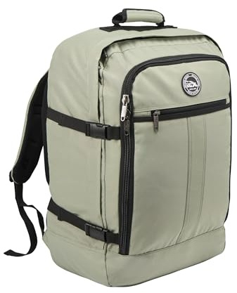 Cabin Max Metz 55x40x20 Handgepäck Rucksack 44L | Bordgepäck Flugzeug Ryanair EasyJet Lufthansa | Leichter Reise Rucksack Carry-On aus recyceltem Polyester