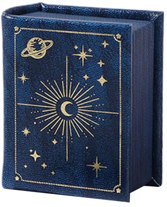 Caja de almacenamiento para anillos de boda, organizador de almacenamiento en forma de libro para