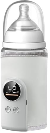 Calentador de botellas USB, calentamiento rápido inteligente a temperatura constante, calentador de leche portátil para fórmula de leche materna, diseño compacto de 6,7 x 12,8 cm, ideal para viajes