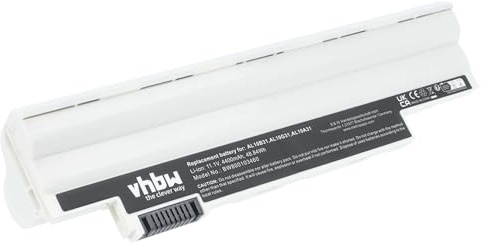 vhbw batteria compatibile con Acer Aspire D257, D270 notebook (4400mAh, 11,1V, Li-Ion)