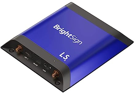 Brightsign LS425 H.265, Full HD och 4k video, Html5, grafik och digitalt ljud, Hdmi Out, perfekt för looping av video, Simple Html5-widgetar och animering och enkla pekskärmsupplevelser