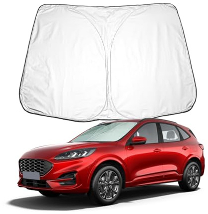 BIXUAN Kuga3 2024 Parasole Compatibile con Ford Kuga MK3 2020-2023 2024 2025 Parabrezza per Kuga 3 L'Auto Paravento Anteriore Bloccato Copertura UV Pieghevole