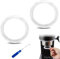 Yistoi Junta de Silicona, Junta de Café Anillo, para Delonghi Ec680/Ec685/Ec785/Ec885/Ec850/Ec860, Junta de Sello de Reemplazo para Máquinas de Café, con Herramienta de Sellado Del Eje