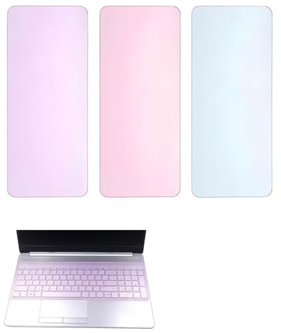 KEMUZ 3 Pièces Silicone Keyboard Protector Film Pour Ordinateur Portable 15-17 Pouces, Protection Clavier, Lavable Et Réutilisable Accessoire Pc Portable