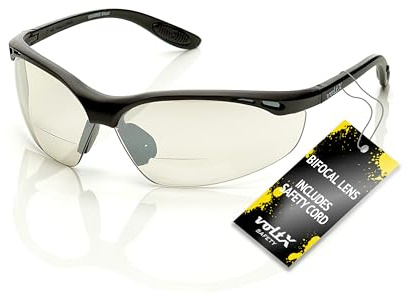 voltX CONSTRUCTOR Gafas de Seguridad de Lectura Bifocales +2,5 Espejo