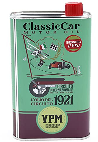 Olio minerale per cambi automatici e servosterzo di auto d’epoca e da collezione - 1 Litro - IDROGUIDA II RED