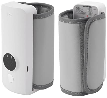 Milchflasche Thermotasche ABS PU 3000mah X 2P 7.4V 2A 18W Isolierte USB-Aufladung, Tragbares Baby-Pflegewerkzeug für Muttermilchwärmer Heizung Intelligent Warm